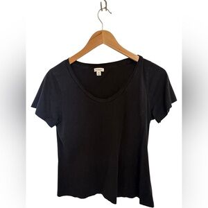 Cuyana Black Short Sleeve Tee